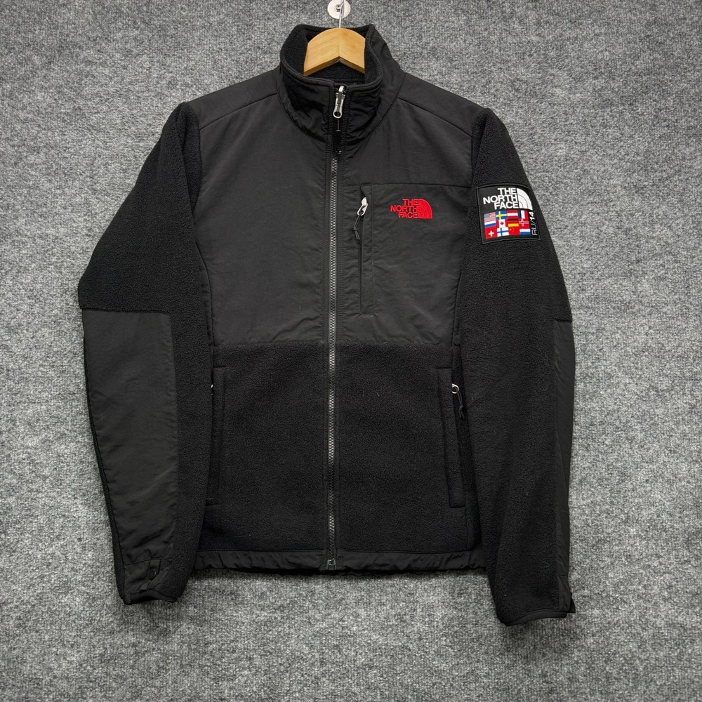 The North Face Denali RU/14 Fleece Jacket Womens Small‎ Black Full Zip Outdoor